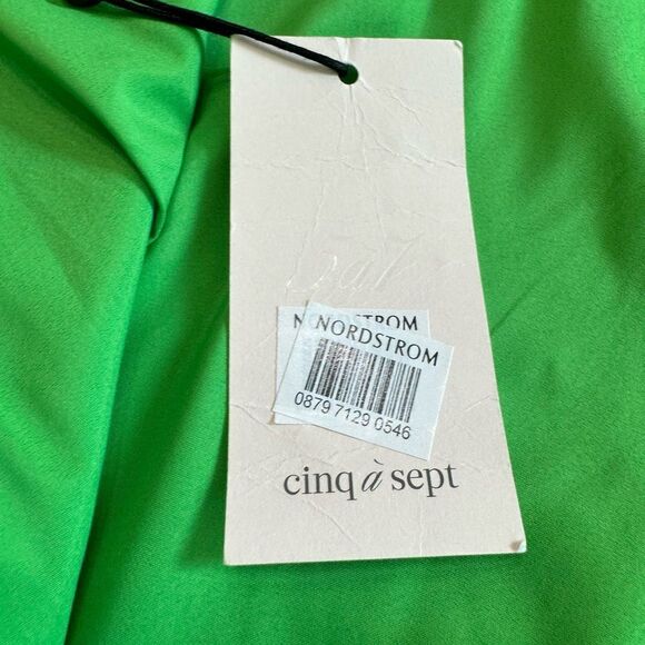 Cinq A Sept Sheath Sleeveless Midi Dress Kelly Green‎ Size 2 - Picture 7 of 11